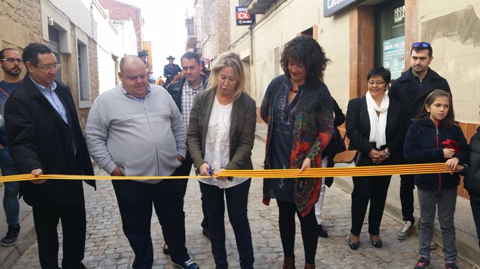 La consellera Neus Munté inaugura la Fira de L'Albi (Lleida)