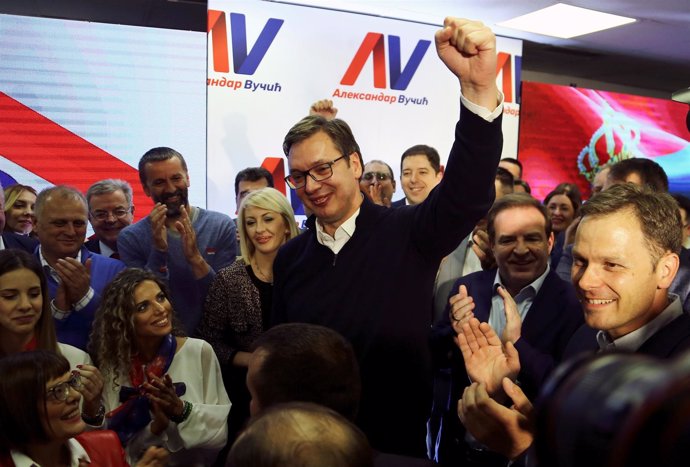 El primer ministro serbio, Aleksandar Vucic