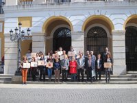 Minuto de silencio en Badajoz contra la violencia machista