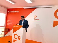 Marín: "Podemos e IU han indultado a Chaves, Griñán y a diez años de gestión del PSOE de los cursos de formación"