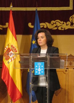 La vicepresidenta del Govern espanyol, Soraya Sáenz de Santamaría