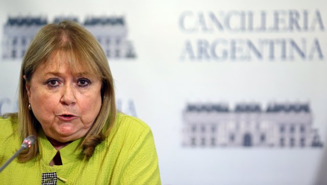 La ministra de Relaciones Exteriores de Argentina, Susana Malcorra
