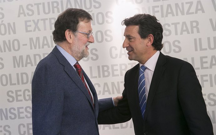 Mariano Rajoy y Biel Company en el Comité Ejecutivo del PP