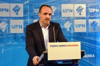 UPN apoyará los PGE al llegar a un acuerdo con PP para "hacer a Navarra más competitiva"