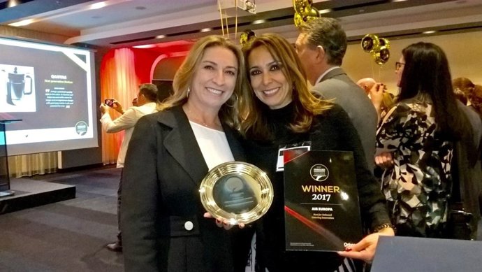 Air Europa consigue el Premio Onboard Hospitality 2017