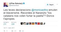 Oltra replica a la acusación de blaverismo de Rahola: "La Comunitat  siempre está en el furgón de cola y estamos hartos"