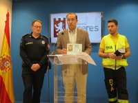 El dispositivo de seguridad para la Semana Santa de Cáceres moviliza a toda la plantilla de la Policía Local