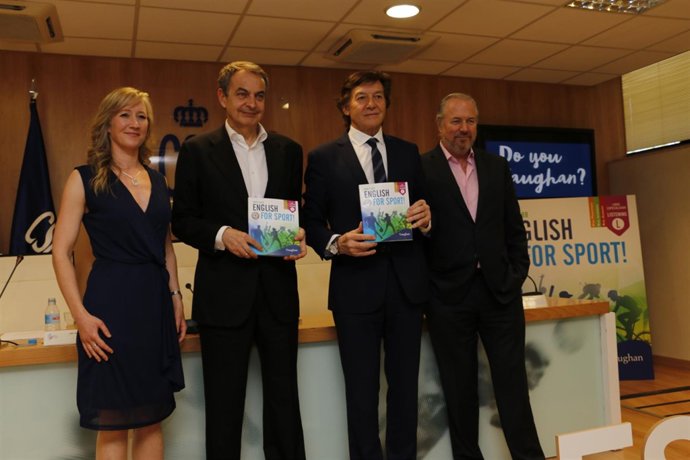 Mary Stabb, José Luis Rodríguez Zapatero, José Ramón Lete y Richard Vaughan