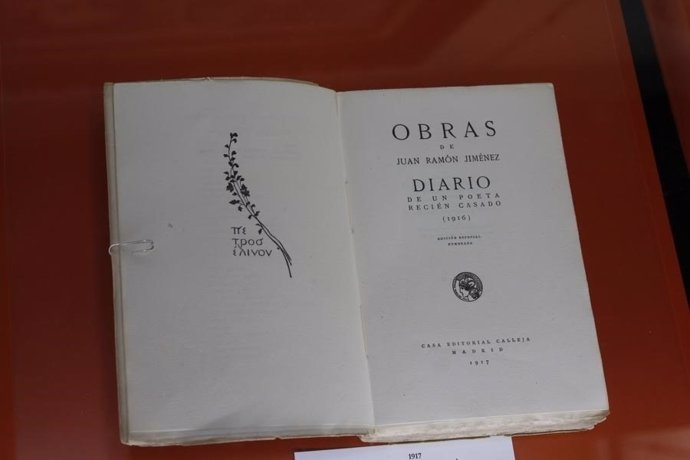Primera edición del 'Diario de un poeta recién casado'.