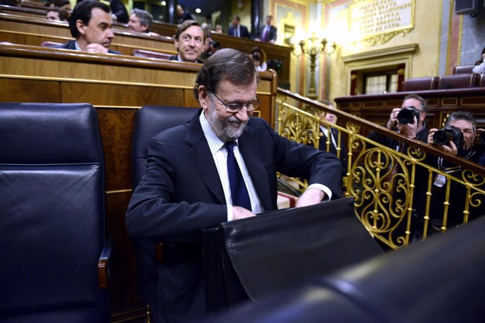 Mariano Rajoy en el Pleno del Congreso - 22 de marzo.