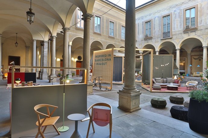 Espai dedicat a Barcelona en la Milano Design Week
