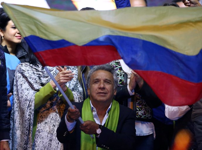 Lenín Moreno, vencedor en las elecciones presidenciales en Ecuador