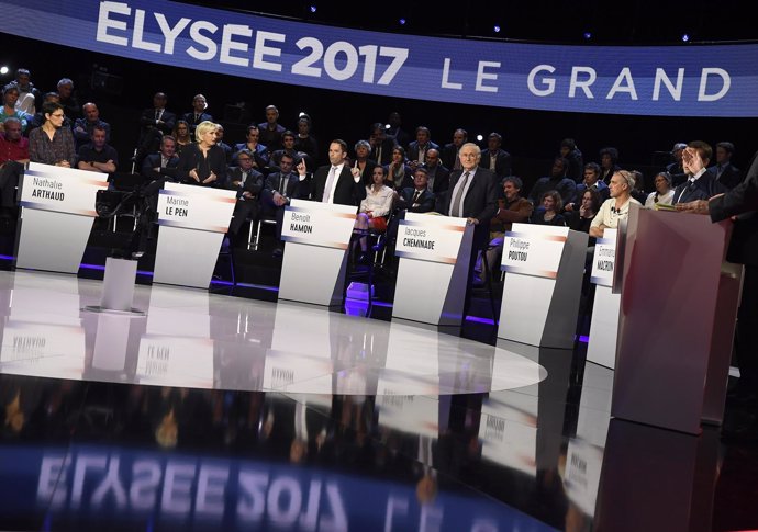 Gran debate presidencial en Francia 2017
