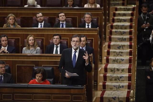 Rajoy y Santamaría en la sesión de control al Gobierno en el Congreso