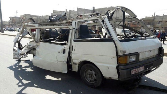 Atentado terrorista en Homs