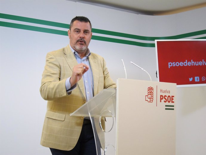 El secretario de Organización del PSOE de Huelva, Jesús Ferrera.