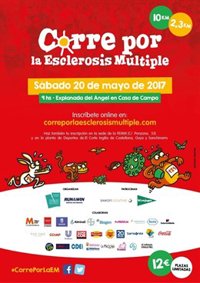 La carrera popular 'Corre por la esclerosis múltiple' se celebrará el próximo 20 de mayo para lograr visibilidad social