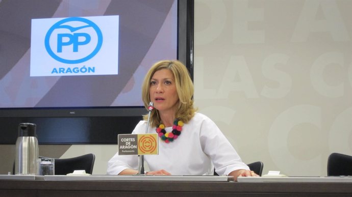 La portavoz del PP en las Cortes y secretaria general del PP-Aragón, Mar Vaquero