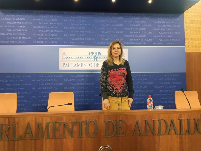 La portavoz adjunta de Podemos en el Parlamento andaluz, Carmen Lizárraga