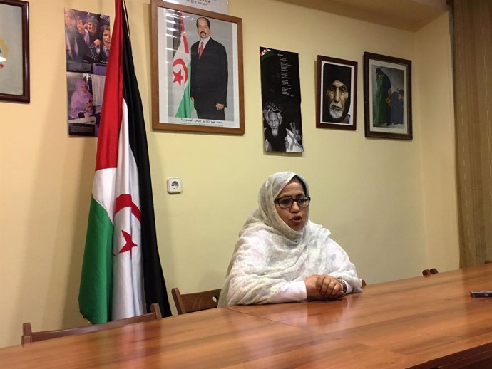 La representante del Frente Polisario en España, Jira Bulahi Bad
