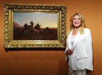 La baronesa Thyssen afirma que "hay que poner orden" en las negociaciones con el Gobierno y que "van por buen camino"