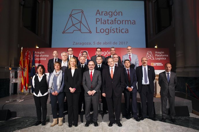 Lambán ha presentado hoy la marca 'Aragón, Plataforma Logística'