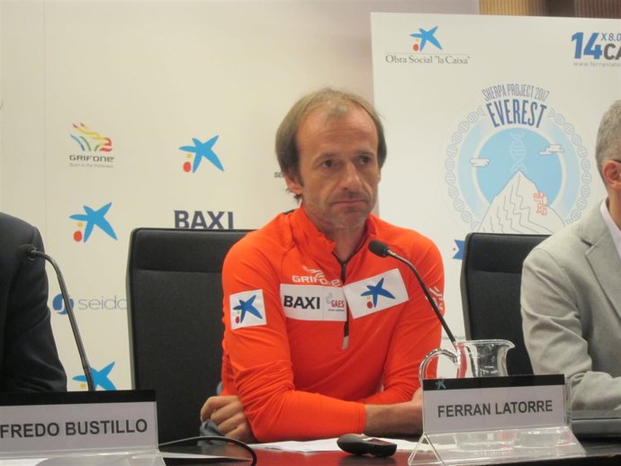 El alpinista Ferran Latorre                   