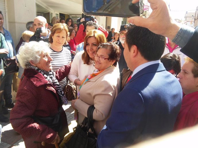 Susana Díaz en Peñarroya-Pueblonuevo