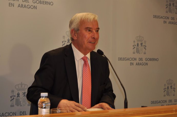 El delegado del Gobierno de Aragón, Gustavo Alcalde.
