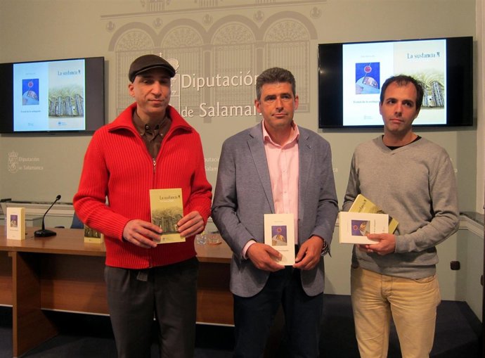 Presentación de los libros en la Diputación de Salamanca