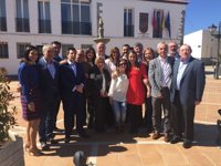 Susana Díaz y Antonio Ruiz destacan en la mesa del PSOE en el Guadiato la inversión de Junta y Diputación