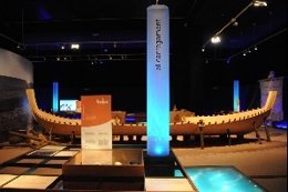 Exposició sobre navegació en el Museu d'Arqueologia de Catalunya