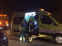 Doce atendidos por inhalación de humo en un incendio en un edificio de ocho plantas en Móstoles