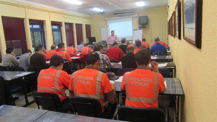 Una de las sesiones de formación                     