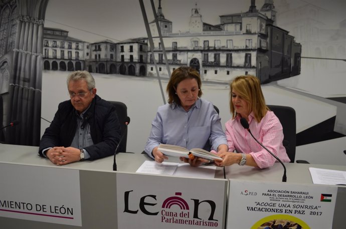 León. Imagen de la rueda de prensa