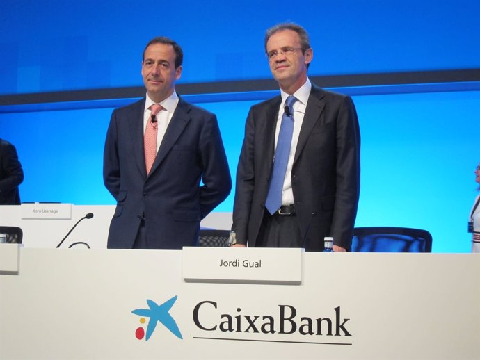 Gonzalo Gortázar, Jordi Gual (CaixaBank)