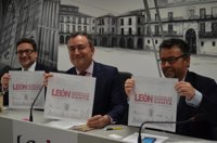 'León, ciudad de Semana Santa' se promociona en los reposacabezas de Renfe