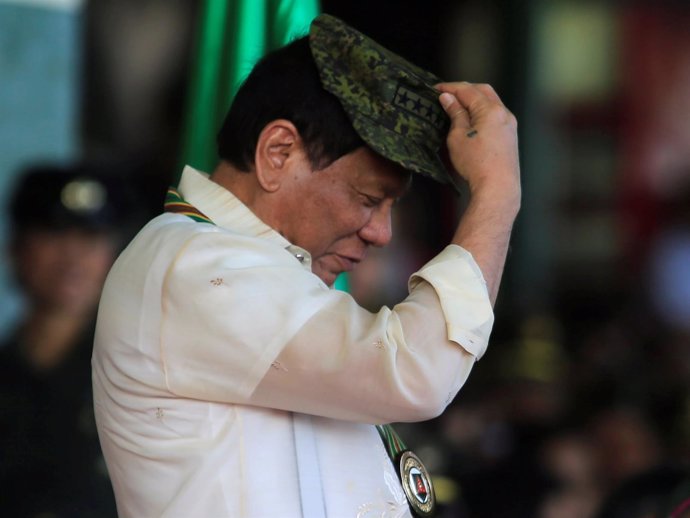 El presidente de Filipinas, Rodrigo Duterte