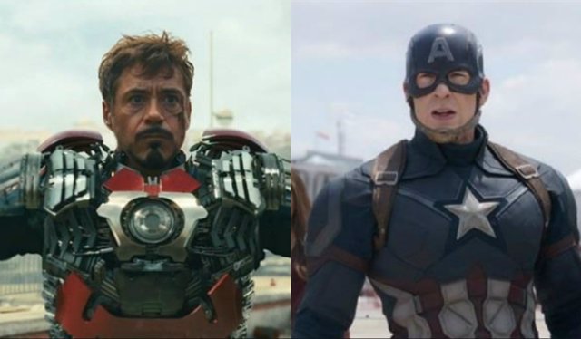 Iron Man y Capitan America