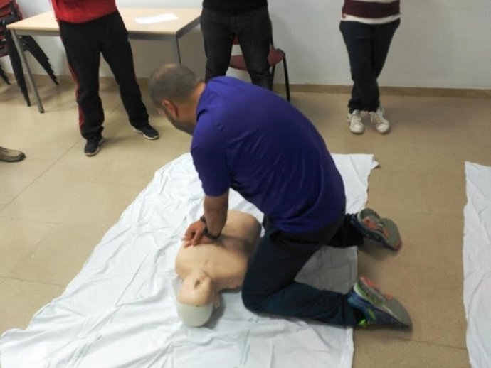 Uno de los participantes en el taller