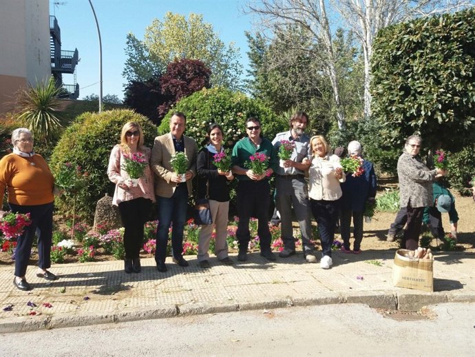 Acto de recepción de la primavera en la residencia de mayores