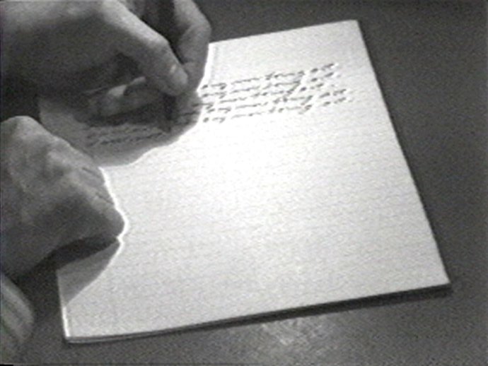 Peça 'Boring' de John Baldessari