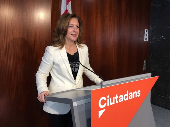 La líder d'Cs a l'Ajuntament de Barcelona, Carina Mejías