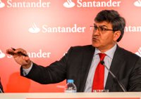 Álvarez (Santander) dice que el precio por acción del banco "no se corresponde" con la fortaleza del balance