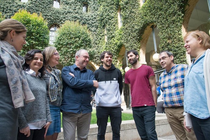 Carles Feixa y su equipo de investigación de la UdL