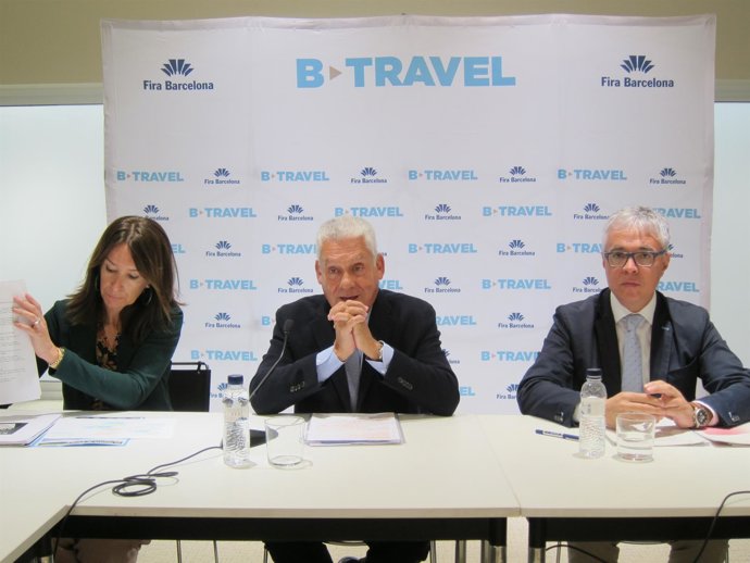 Presentació de B-Travel amb M.Serra, J.Clos i O.Bono