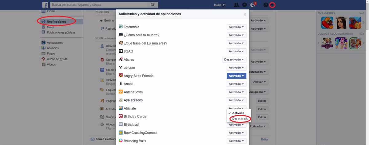 Adiós a las molestas invitaciones de Candy Crush en Facebook – Tercera Vía