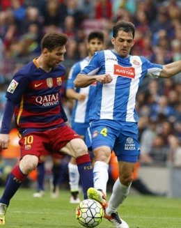  Leo Messi Víctor Sánchez Barcelona Espanyol