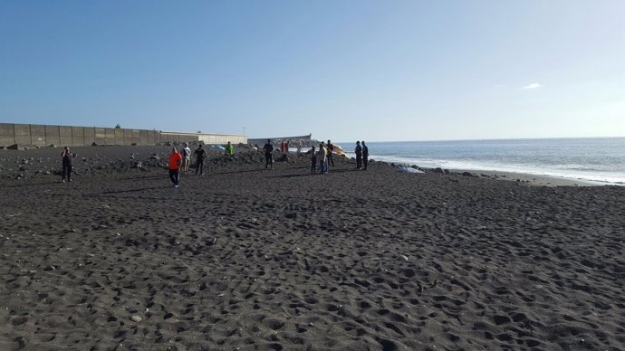 Ahogado en una playa de Tazacorte