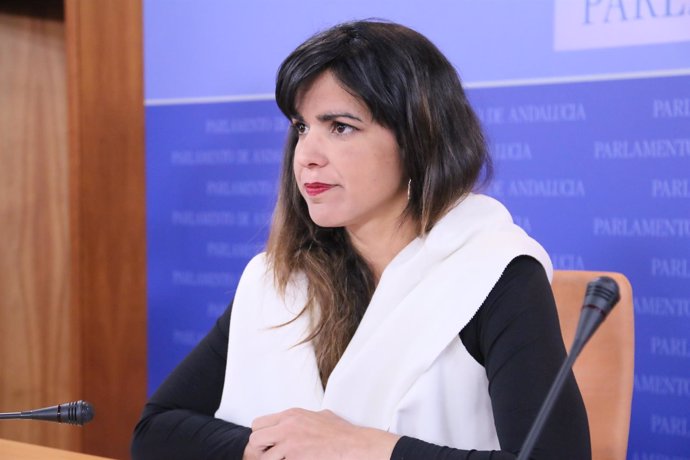 La coordinadora general de Podemos Andalucía, Teresa Rodríguez